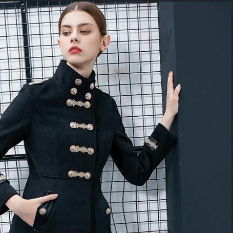 Alte Militärjacke Vintage-Jacke Vintage-Kleidung a7796c561c033735a2eb6c: Schwarz