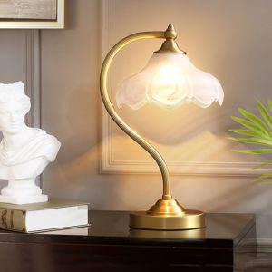Nachttischlampe aus Kupfer Vintage-Lampe Vintage-Objekt Matériau: Cuivre