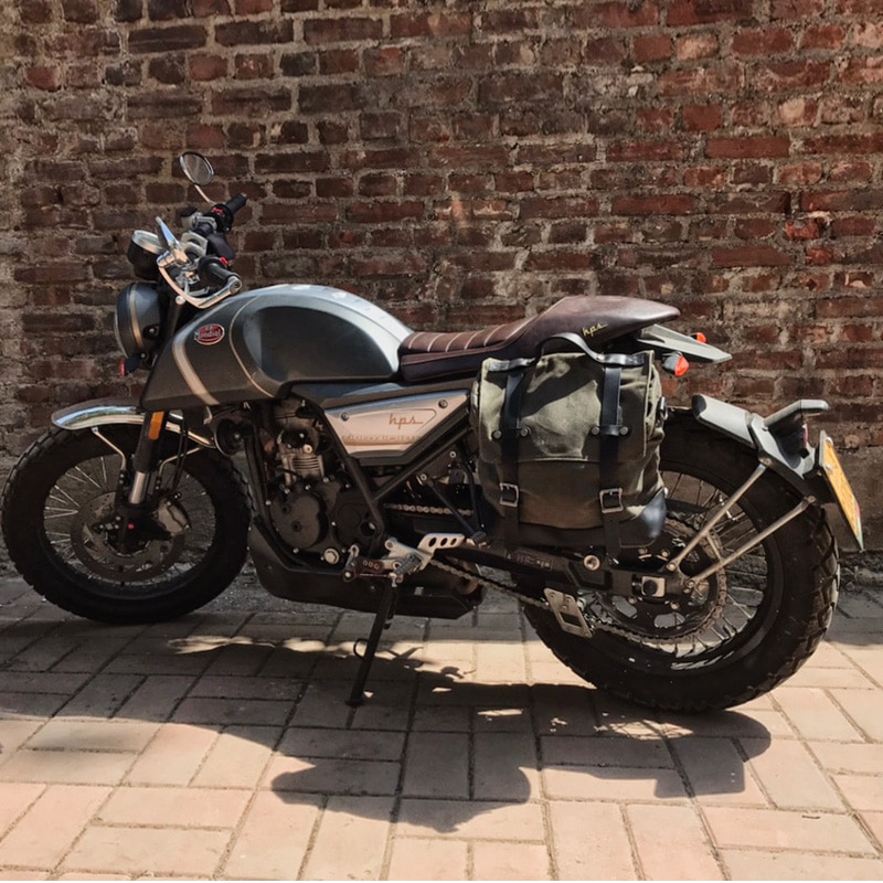 Praktische Vintage-Motorrad-Satteltasche Vintage-Motorradtasche Vintage-Objekt a7796c561c033735a2eb6c: Camel beige|Gris vert|Schwarz