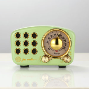 Tragbares Mini-Bluetooth-Radio klassischer Jahrgang Oldtimer-Radio Vintage-Objekt a7796c561c033735a2eb6c: Blau|Vert