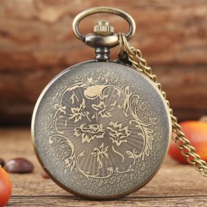Taschenuhr mit Rosette Klassische Uhr Vintage-Uhr Zwickeluhr Epaisseur: 1,5CM